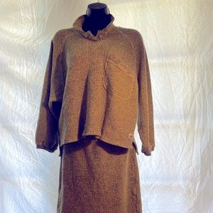 Vintage 90’s JAG sweater skirt and top set Medium